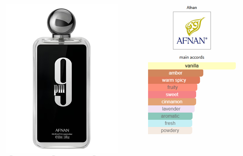AFNAAN 9PM 100ML/3.4 FL OZ
