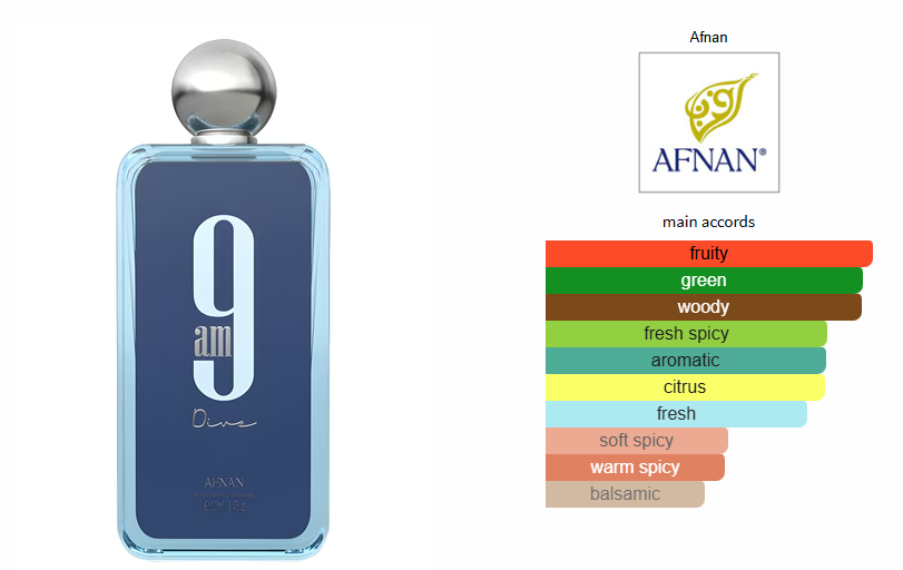 AFNAAN 9AM DIVE 100ML/3.4 FL OZ
