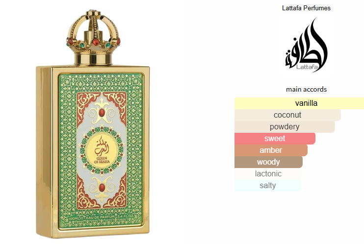LATTAFA PRIDE QUEEN OF ARABIA 100ML/3.4 FL OZ