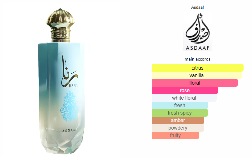 RANA ASDAAF BY LATTAFA 100ML/3.4 FL OZ