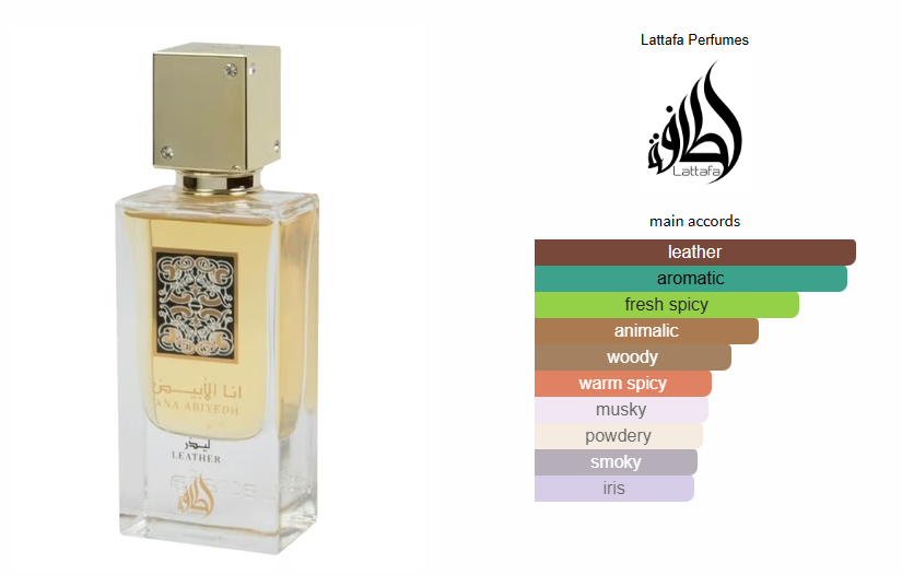 LATTAFA ANA ABIYEDH LEATHER 60ML/2.04 FL OZ UNISEX