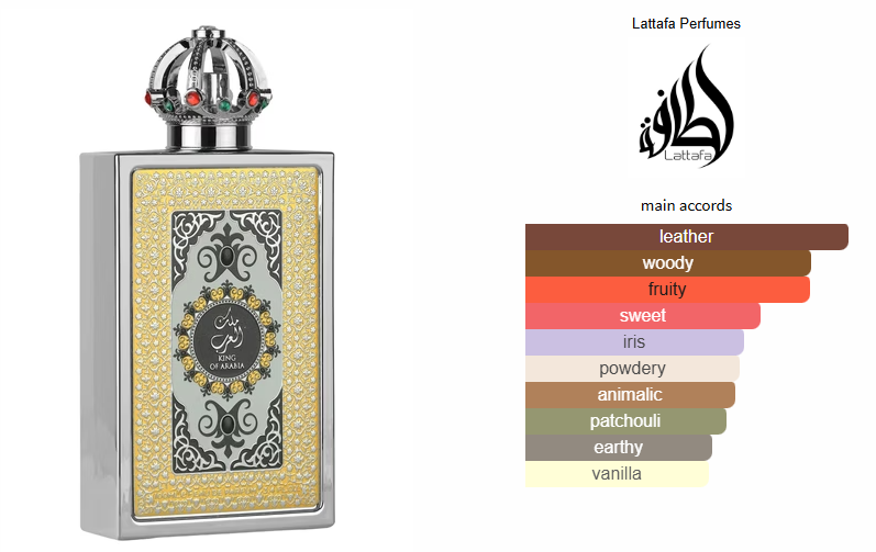 LATTAFA PRIDE KING OF ARABIA 100ML/3.4 FL OZ